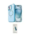 ieg™ iPhone 12 Kılıf Kıvılcım Form Prime - Şeffaf Pasifik Cam Ekran Koruyucu