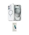 ieg™ iPhone 12 Kılıf Kıvılcım Form Prime - Şeffaf Pasifik Cam Ekran Koruyucu