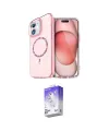 ieg™ iPhone 12 Kılıf Kıvılcım Form Prime - Siyah Bilvis 5in1 3D Magic Cam Ekran Koruyucu