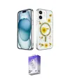 ieg™ iPhone 12 Kılıf Kozmos Doku - Siyah Bilvis 5in1 3D Magic Cam Ekran Koruyucu
