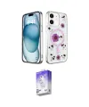 ieg™ iPhone 12 Kılıf Kozmos Doku - Siyah Bilvis 5in1 3D Magic Cam Ekran Koruyucu