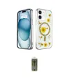 ieg™ iPhone 12 Kılıf Kozmos Doku - Siyah Joko Magic 5D Hayalet Cam