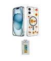ieg™ iPhone 12 Kılıf Kozmos Doku - Siyah Polymer Nano Ekran Koruyucu
