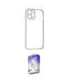 ieg™ iPhone 12 Kılıf Nova Asil Özel Seri - Siyah Bilvis 5in1 3D Magic Cam Ekran Koruyucu