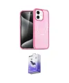 ieg™ iPhone 12 Kılıf Nova Asil Prime - Siyah Bilvis 5in1 5D Magic Hayalet Cam Ekran Koruyucu