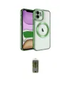 ieg™ iPhone 12 Kılıf Nova Işık Özel Seri - Siyah Joko Magic 5D Hayalet Cam