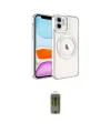 ieg™ iPhone 12 Kılıf Nova Işık Özel Seri - Siyah Joko Magic 5D Hayalet Cam