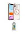 ieg™ iPhone 12 Kılıf Nova Işık Özel Seri - Siyah Polymer Nano Ekran Koruyucu