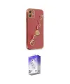 ieg™ iPhone 12 Kılıf Nova Işık Prime - Siyah Bilvis 5in1 3D Magic Cam Ekran Koruyucu