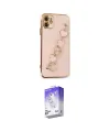 ieg™ iPhone 12 Kılıf Nova Işık Prime - Siyah Bilvis 5in1 3D Magic Cam Ekran Koruyucu