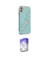 ieg™ iPhone 12 Kılıf Nova Işık Prime - Siyah Bilvis 5in1 3D Magic Cam Ekran Koruyucu