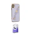 ieg™ iPhone 12 Kılıf Nova Işık Prime - Siyah Bilvis 5in1 5D Magic Hayalet Cam Ekran Koruyucu