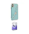 ieg™ iPhone 12 Kılıf Nova Işık Prime - Siyah Bilvis 5in1 5D Magic Hayalet Cam Ekran Koruyucu