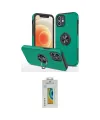 ieg™ iPhone 12 Kılıf Odak Form Prime - Siyah Polymer Nano Ekran Koruyucu
