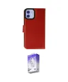 ieg™ iPhone 12 Kılıf Siluet Işık Serisi - Siyah Bilvis 5in1 3D Magic Cam Ekran Koruyucu