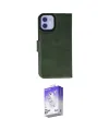 ieg™ iPhone 12 Kılıf Siluet Işık Serisi - Siyah Bilvis 5in1 3D Magic Cam Ekran Koruyucu