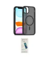 ieg™ iPhone 12 Kılıf Siluet Minimal Prime - Şeffaf Pasifik Cam Ekran Koruyucu