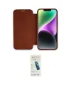 ieg™ iPhone 12 Kılıf Siluet Minimal Serisi - Şeffaf Pasifik Cam Ekran Koruyucu