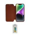 ieg™ iPhone 12 Kılıf Siluet Minimal Serisi - Siyah Polymer Nano Ekran Koruyucu