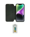 ieg™ iPhone 12 Kılıf Siluet Minimal Serisi - Siyah Polymer Nano Ekran Koruyucu