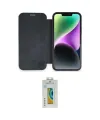 ieg™ iPhone 12 Kılıf Siluet Minimal Serisi - Siyah Polymer Nano Ekran Koruyucu