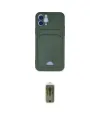 ieg™ iPhone 12 Kılıf Vadi Çizgi Prime - Siyah Joko Magic 5D Hayalet Cam