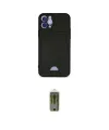 ieg™ iPhone 12 Kılıf Vadi Çizgi Prime - Siyah Joko Magic 5D Hayalet Cam