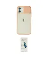 ieg™ iPhone 12 Kılıf Vadi Çizgi - Şeffaf Pasifik Cam Ekran Koruyucu