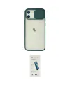 ieg™ iPhone 12 Kılıf Vadi Çizgi - Şeffaf Pasifik Cam Ekran Koruyucu