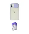 ieg™ iPhone 12 Kılıf Vadi Çizgi - Siyah Bilvis 5in1 3D Magic Cam Ekran Koruyucu