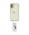 ieg™ iPhone 12 Kılıf Vadi Minimal - Şeffaf Pasifik Cam Ekran Koruyucu