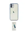 ieg™ iPhone 12 Kılıf Vadi Minimal - Şeffaf Pasifik Cam Ekran Koruyucu