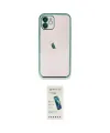 ieg™ iPhone 12 Kılıf Vadi Minimal - Şeffaf Pasifik Cam Ekran Koruyucu
