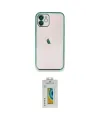 ieg™ iPhone 12 Kılıf Vadi Minimal - Siyah Polymer Nano Ekran Koruyucu