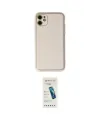 ieg™ iPhone 12 Kılıf Yadigar Klasik - Şeffaf Pasifik Cam Ekran Koruyucu