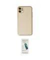 ieg™ iPhone 12 Kılıf Yadigar Klasik - Şeffaf Pasifik Cam Ekran Koruyucu