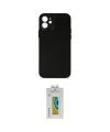 ieg™ iPhone 12 Kılıf Yadigar Yansıma Serisi - Siyah Polymer Nano Ekran Koruyucu