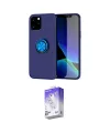 ieg™ iPhone 12 Kılıf Yankı Form Prime - Siyah Bilvis 5in1 3D Magic Cam Ekran Koruyucu
