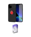 ieg™ iPhone 12 Kılıf Yankı Form Prime - Siyah Bilvis 5in1 3D Magic Cam Ekran Koruyucu