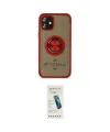 ieg™ iPhone 12 Kılıf Yörünge Çizgi - Şeffaf Pasifik Cam Ekran Koruyucu