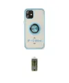 ieg™ iPhone 12 Kılıf Yörünge Çizgi - Siyah Joko Magic 5D Hayalet Cam