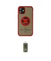 ieg™ iPhone 12 Kılıf Yörünge Çizgi - Siyah Joko Magic 5D Hayalet Cam