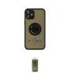 ieg™ iPhone 12 Kılıf Yörünge Çizgi - Siyah Joko Magic 5D Hayalet Cam