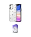 ieg™ iPhone 12 Kılıf Yörünge Form - Siyah Bilvis 5in1 3D Magic Cam Ekran Koruyucu