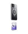ieg™ iPhone 12 Kılıf Zirve Çizgi Prime - Siyah Bilvis 5in1 5D Magic Hayalet Cam Ekran Koruyucu