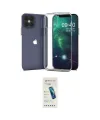 ieg™ iPhone 12 Kılıf Zirve Doku - Şeffaf Pasifik Cam Ekran Koruyucu