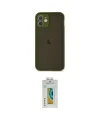 ieg™ iPhone 12 Mini Kılıf Ahenk Çizgi Serisi - Siyah Polymer Nano Ekran Koruyucu
