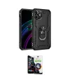 ieg™ iPhone 12 Mini Kılıf Ahenk Klasik Koleksiyonu - Şeffaf Temperli Cam Ekran Koruyucu