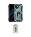 ieg™ iPhone 12 Mini Kılıf Ahenk Klasik Koleksiyonu - Siyah Polymer Nano Ekran Koruyucu
