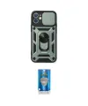 ieg™ iPhone 12 Mini Kılıf Ahenk Klasik - Şeffaf Royal Nano Ekran Koruyucu